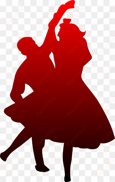 dancing couple red to black svg clip arts 378 x 599