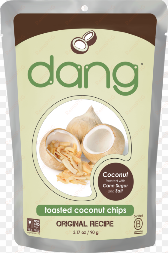 dang toasted coconut chips - dang - toasted coconut chips caramel sea salt - 3.17