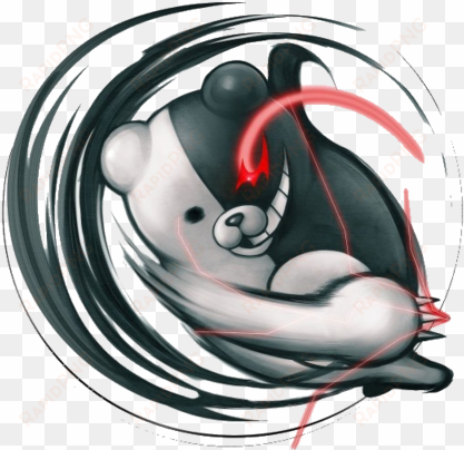 danganronpa 2 monokuma rui komatzusaki illustration - monokuma danganronpa 2