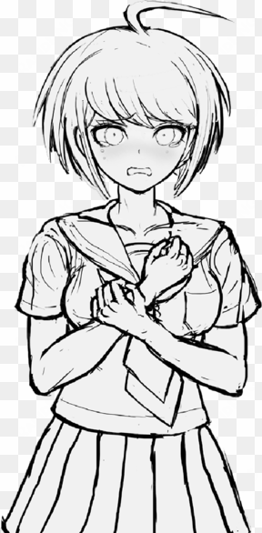 danganronpa ultra despair early komaru 1 - komaru naegi concept art