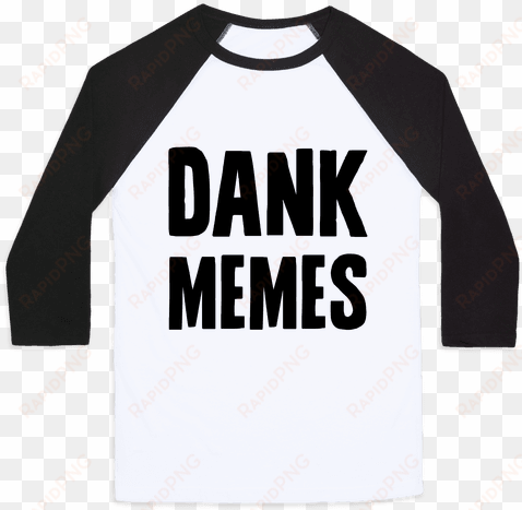 dank memes baseball tee - dab crab