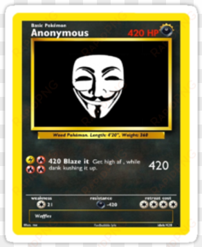 Dank Pokemon Card Pokemon Cards, Pokemon Trading Card - Best Gift - I Am Anonymous Hoodie/t-shirt/mug Black/navy/pink/white transparent png image
