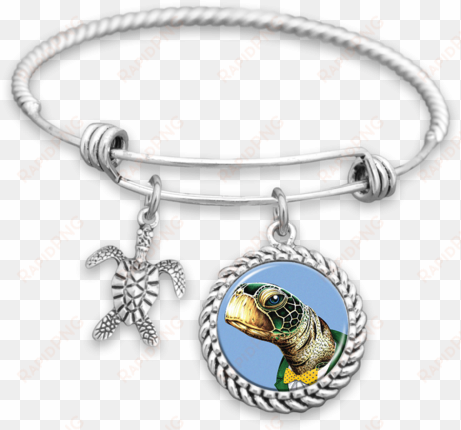 Dapper Turtle Charm Bracelet - Nice School Bus Bracelet transparent png image