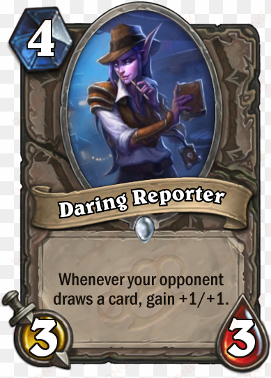 daring reporter art hearthstone