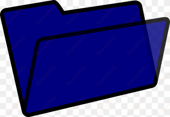 dark blue and black folder clip art at clker - dark blue folder icon png