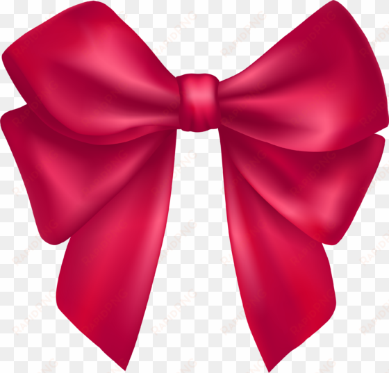 Dark Pink Bow Png Clipart - Bow Png Clipart transparent png image