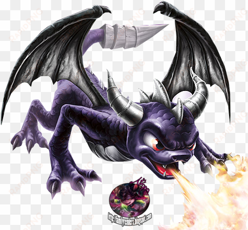 dark spyro skylanders card