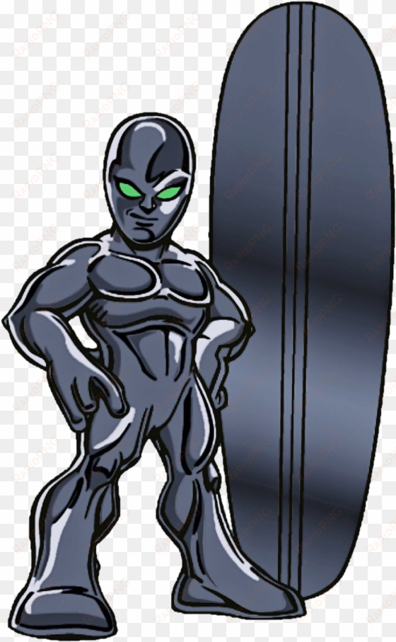 dark surfer shs - super hero squad show silver surfer