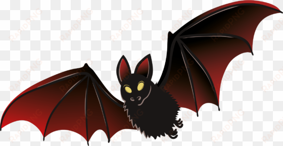 dark vampire bat transparent png - clipart of bat