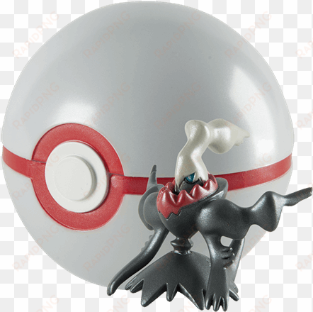 darkrai & premier ball clip n carry mythical poke ball - pokemon 20th anniversary darkrai poke ball