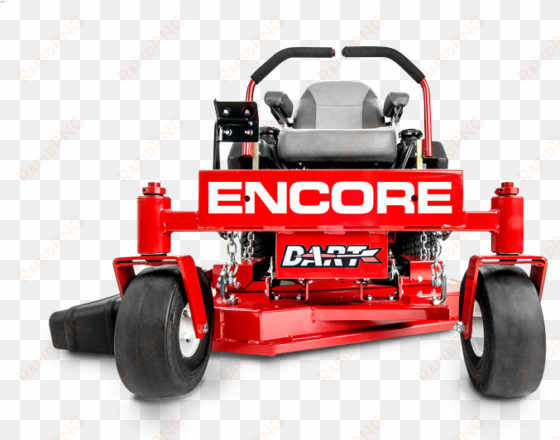 dart low front view - zero-turn mower