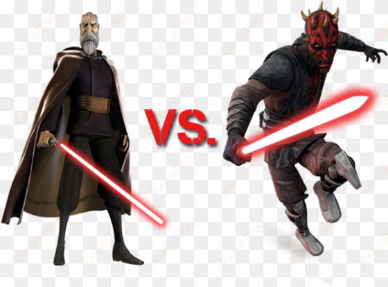 darth maul vs - darth tyranus clone wars