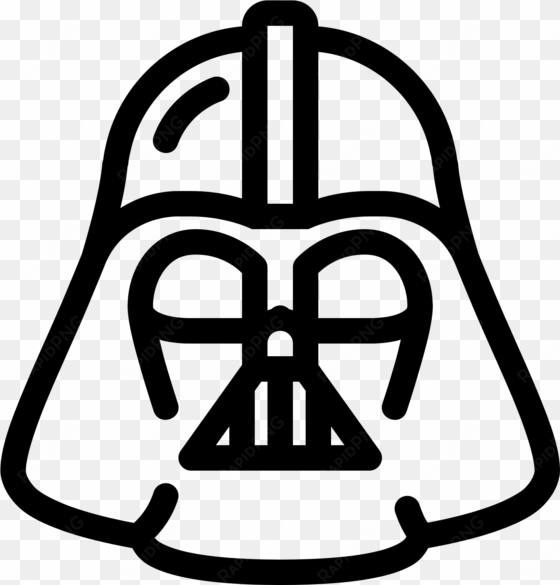 darth vader clipart sketch - darth vader icon png