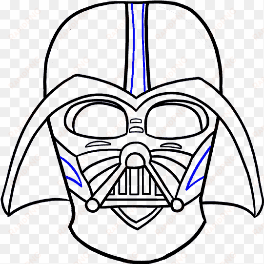Darth Vader Drawing For Kids At Getdrawings - Darth Vader Drawing Simple transparent png image