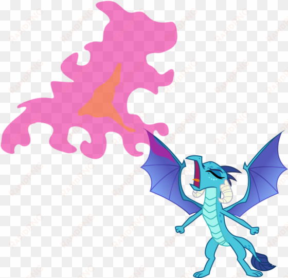 Davidsfire, Dragon, Dragoness, Eyes Closed, Female, - Mlp Ember Breathing Fire transparent png image