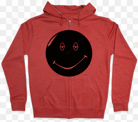 dazed and confused stoner smiley face zip hoodie - hoodie