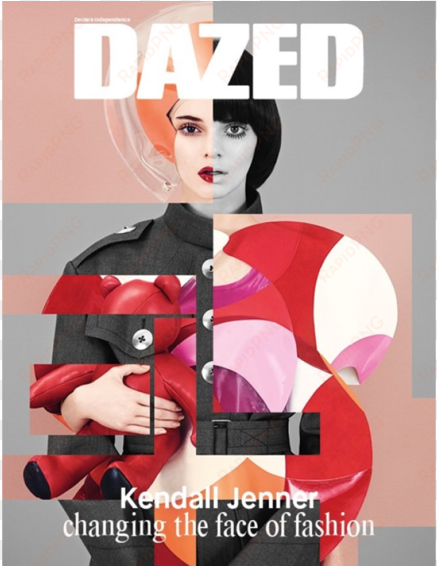 dazed magazine cover featuring kendall jenner - top biannual fashion magazines