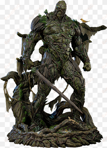 Dc Comics Statue Swamp Thing - Swamp Thing Custom Figure transparent png image
