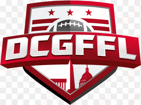 dc gay flag football logo - flag football league logo
