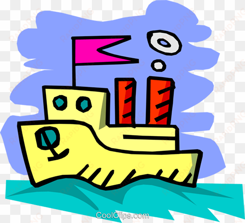 de dibujos animados barco libres de derechos ilustraciones - cartoon boat
