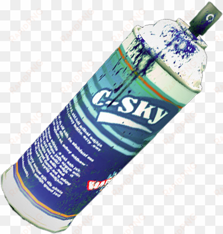 dead rising blue spray paint - blue spray can png