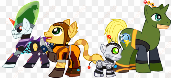 deadlocked pony twilight sparkle ratchet clank captain - ratchet and clank ponies