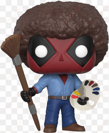 deadpool bob ross - bob ross deadpool funko pop