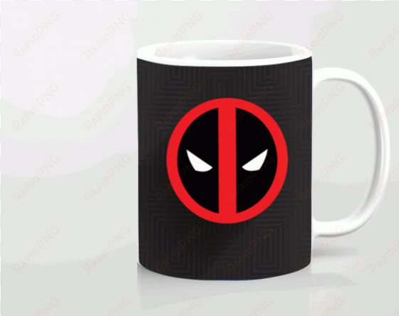 deadpool logo printed mug - deadpool