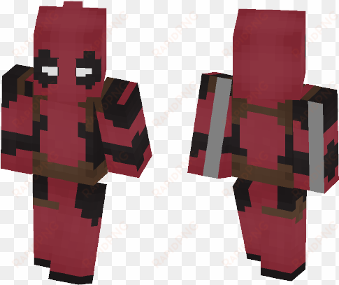deadpool - spiderman ps4 minecraft skin