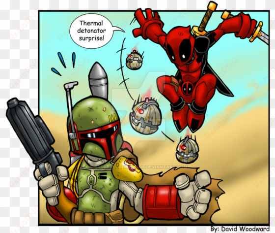 deadpool wallpaper boba fett - deadpool and boba fett memes