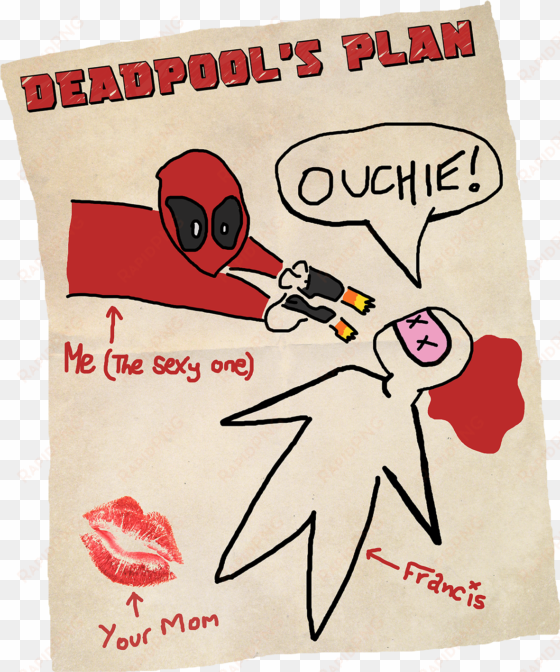 deadpools plan to kill francis - deadpool's plan tablet - ipad mini 1 and 2 (vertical)