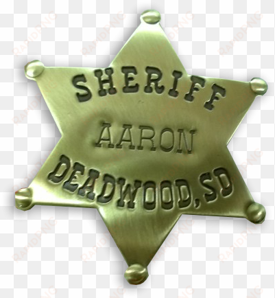 deadwood sheriff badge x8200 p-z - badge