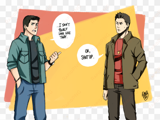 dean vs anime dean 8d by ~rennyskywalker on deviantart - supernatural