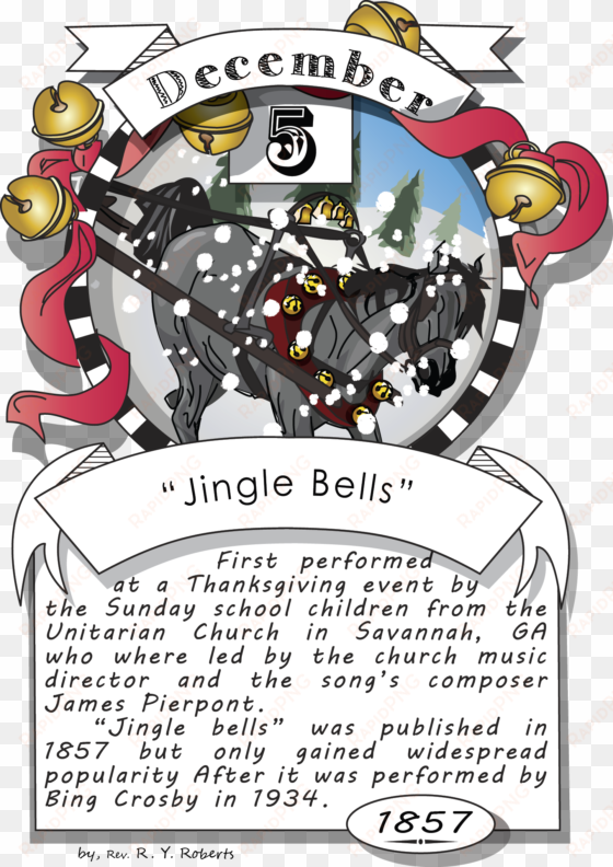 december fifth, "jingle bells" - cartoon
