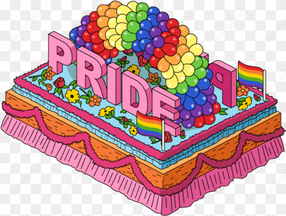 deco gay pride float - pride float png