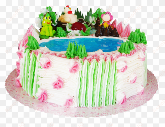 decorated birthday cake clipart - real birthday cakes png