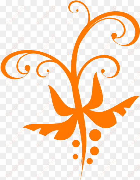 decorative element png transparent image - decoration png orange