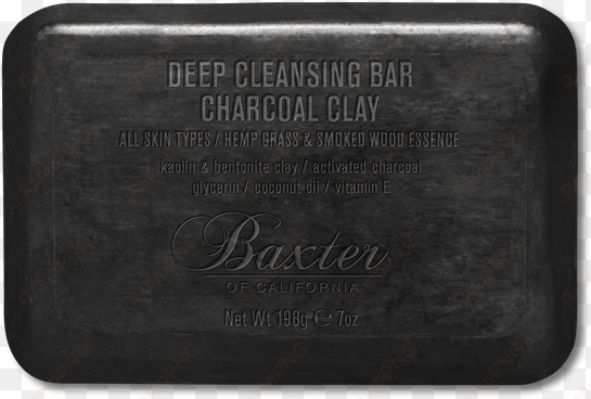 deep cleansing bar charcoal clay - commemorative plaque