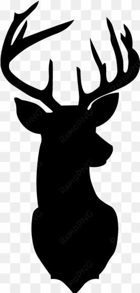 deer head png photos - christmas deer silhouette