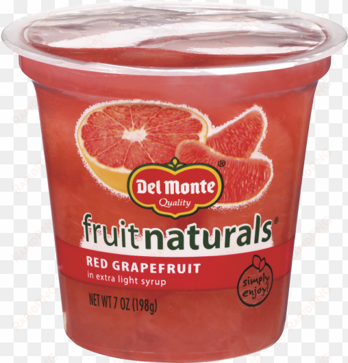 del monte® fruit naturals® red grapefruit in extra - sundia true fruit grapefruit, ruby - 7 oz