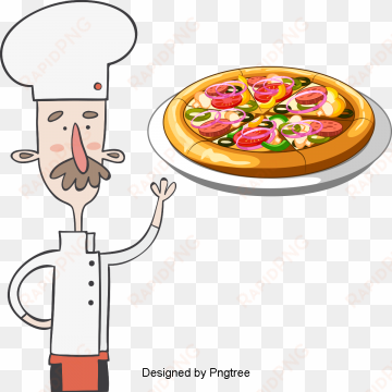 delicious pizza creative material design, pizza, food, - food