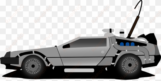 delorean time back to free vector graphic - back to the future png