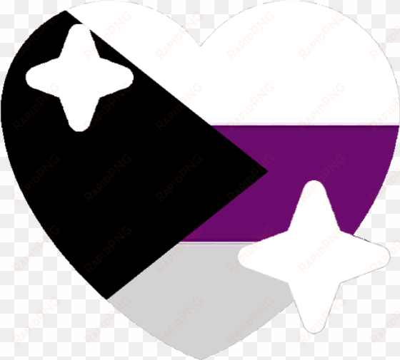 demisexual sparkle heart discord emoji - demisexual flag emoji