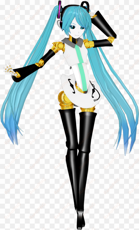 denpa robot miku - robot mmd models