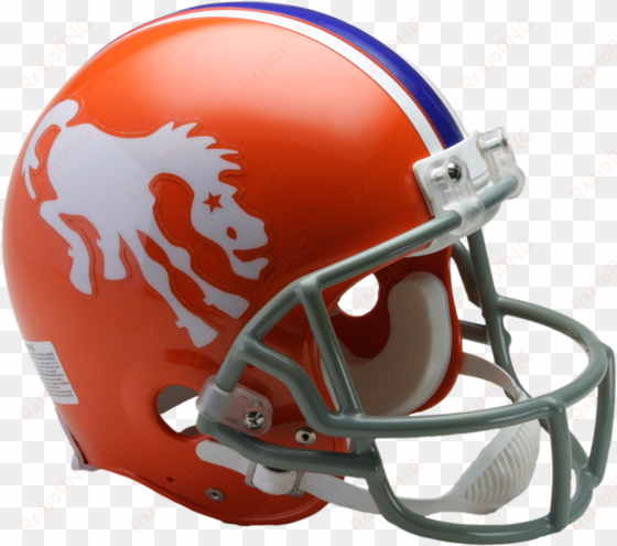 denver broncos vsr4 authentic throwback helmet - 1960 denver broncos helmet