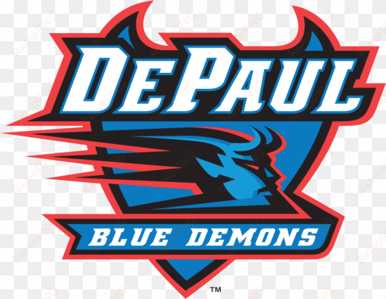 depaul university logo - depaul blue demons logo transparent