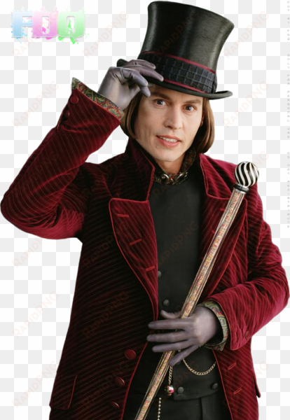 depp psd official psds clipart royalty free - willy wonka