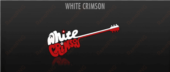 design logo for brand identity - white crimson