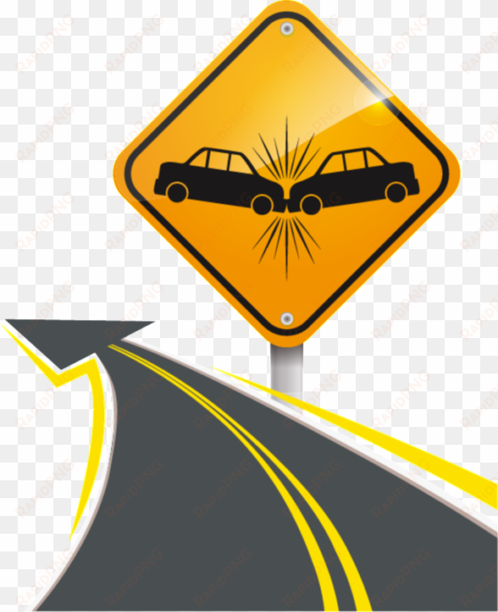 design of road traffic safety pattern - crash warning