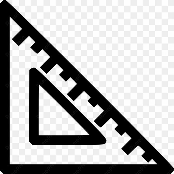 design rule shape triangle geometry maths tool comments - rule icon png